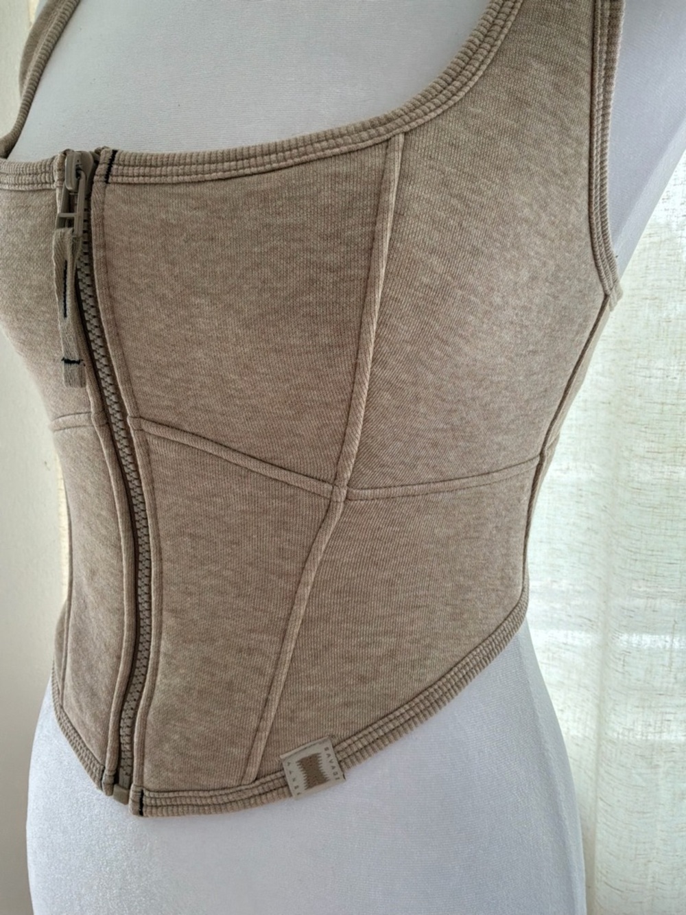 Savage X Fenty Beige Corset Tank